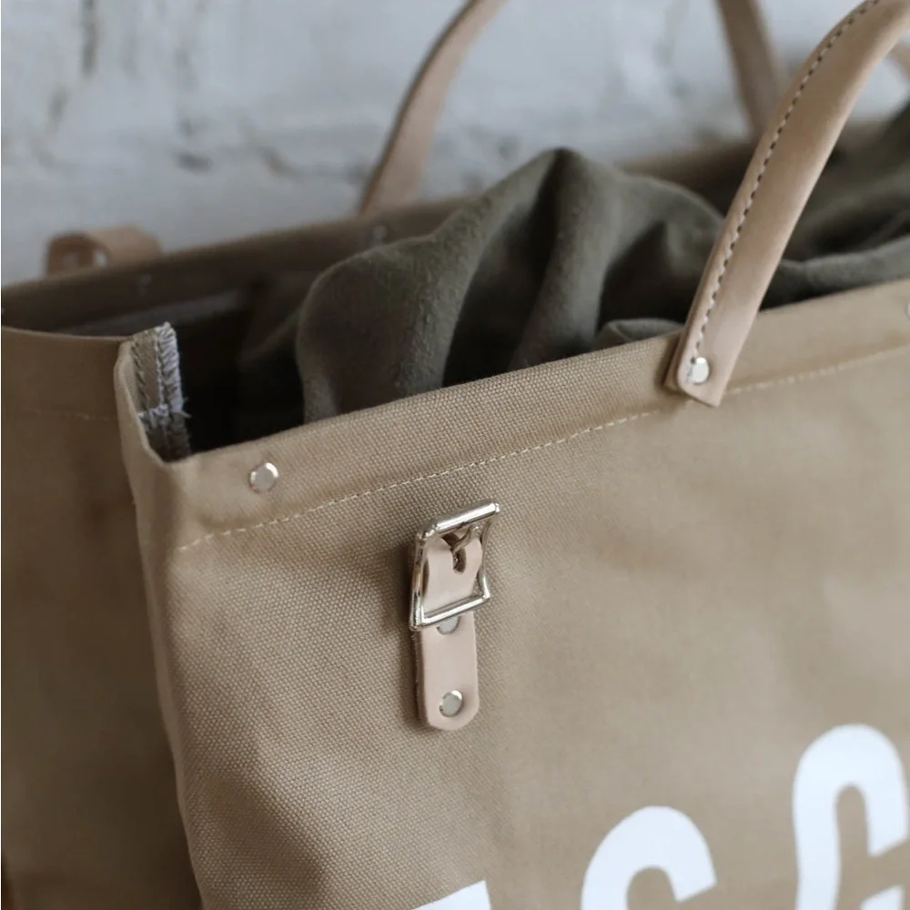 Forestbound ESCAPE Canvas Utility Bag In Khaki